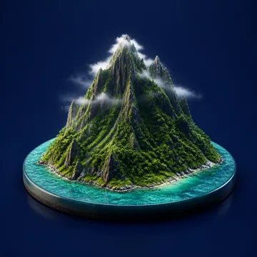 Pic volcanique des Îles du Vent