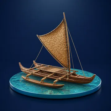 Va'a à voile des Îles Sous-le-Vent