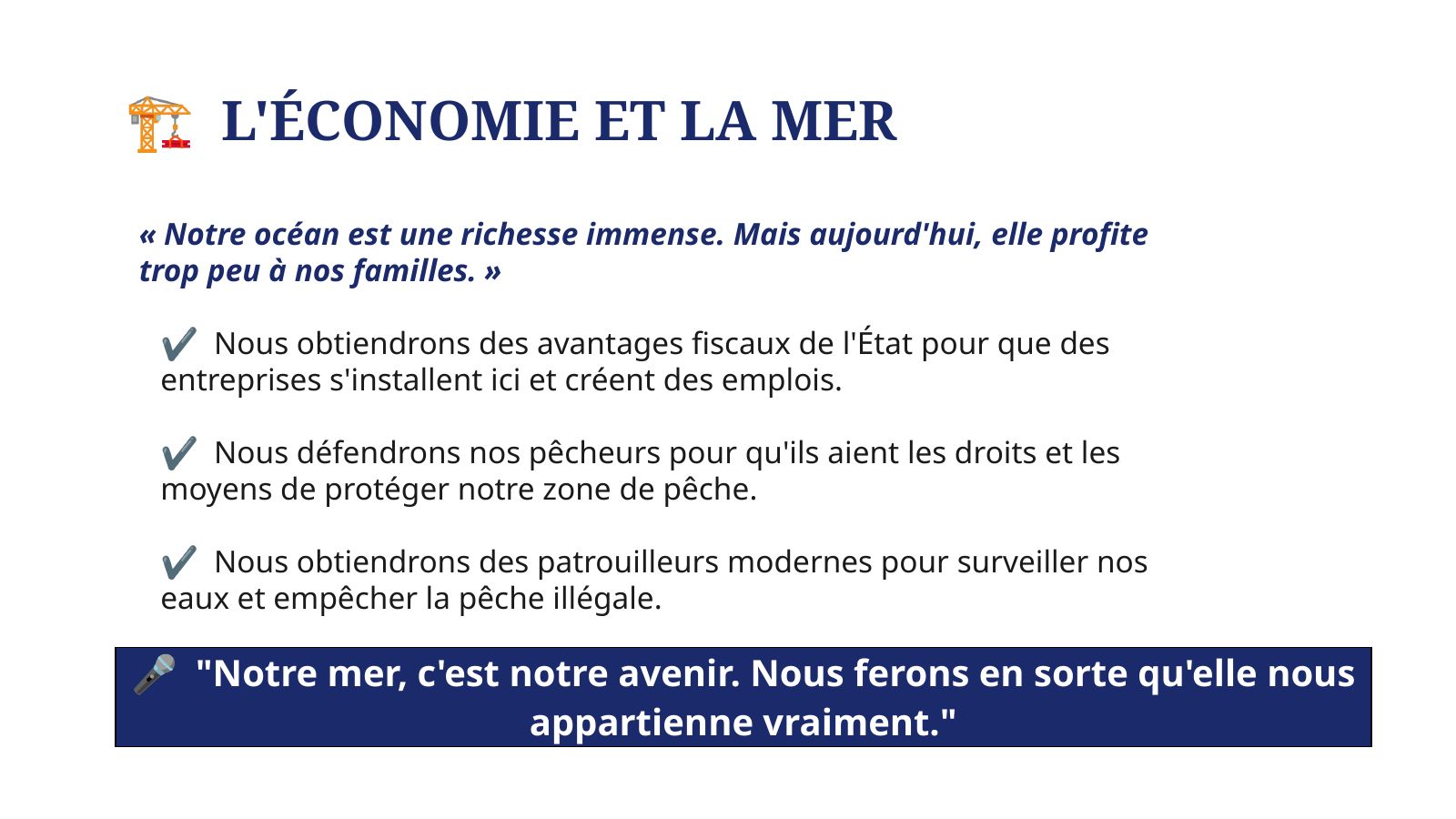 Diapo 16 : L'économie et la mer