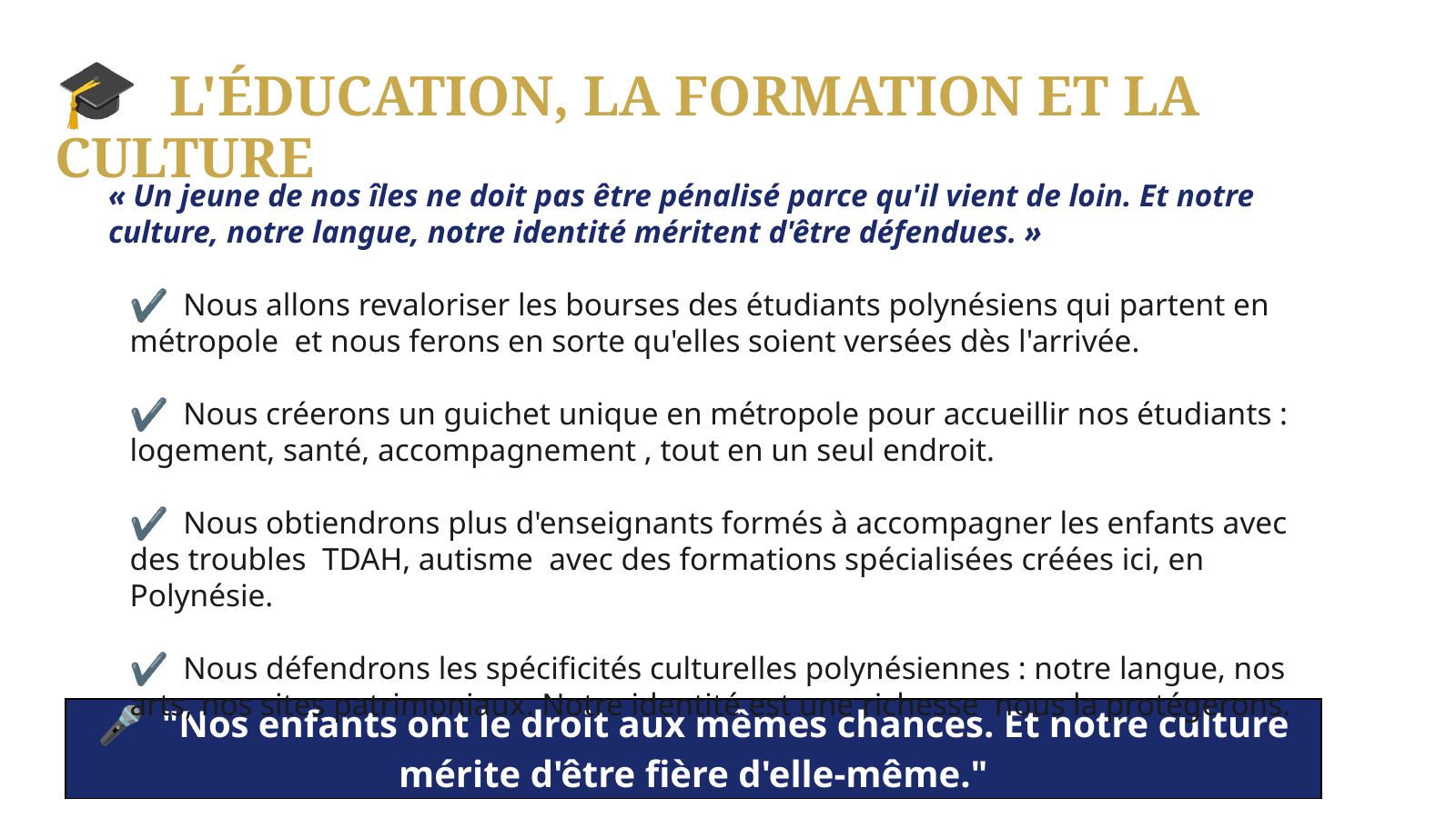 Diapo 18 : L'éducation, la formation et la culture